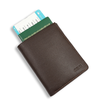 Kalpa Leather Passport Wallet Handmade P001 - Ví nam Passport da bò Epsom
