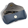 Kalpa Blue Leather Glasses Case X007 - Bao đựng mắt kính bằng da bò có đai đeo thắt lưng